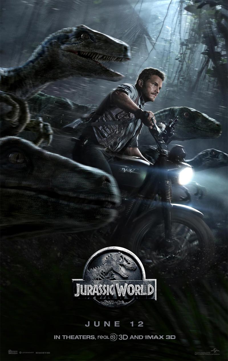 СЕГОДНЯ В КИНОТЕАТРЕ НАШЕГО КЛУБА - Страница 19 Jurassic-World-Poster-Chris-Pratt-and-Raptor-Squad