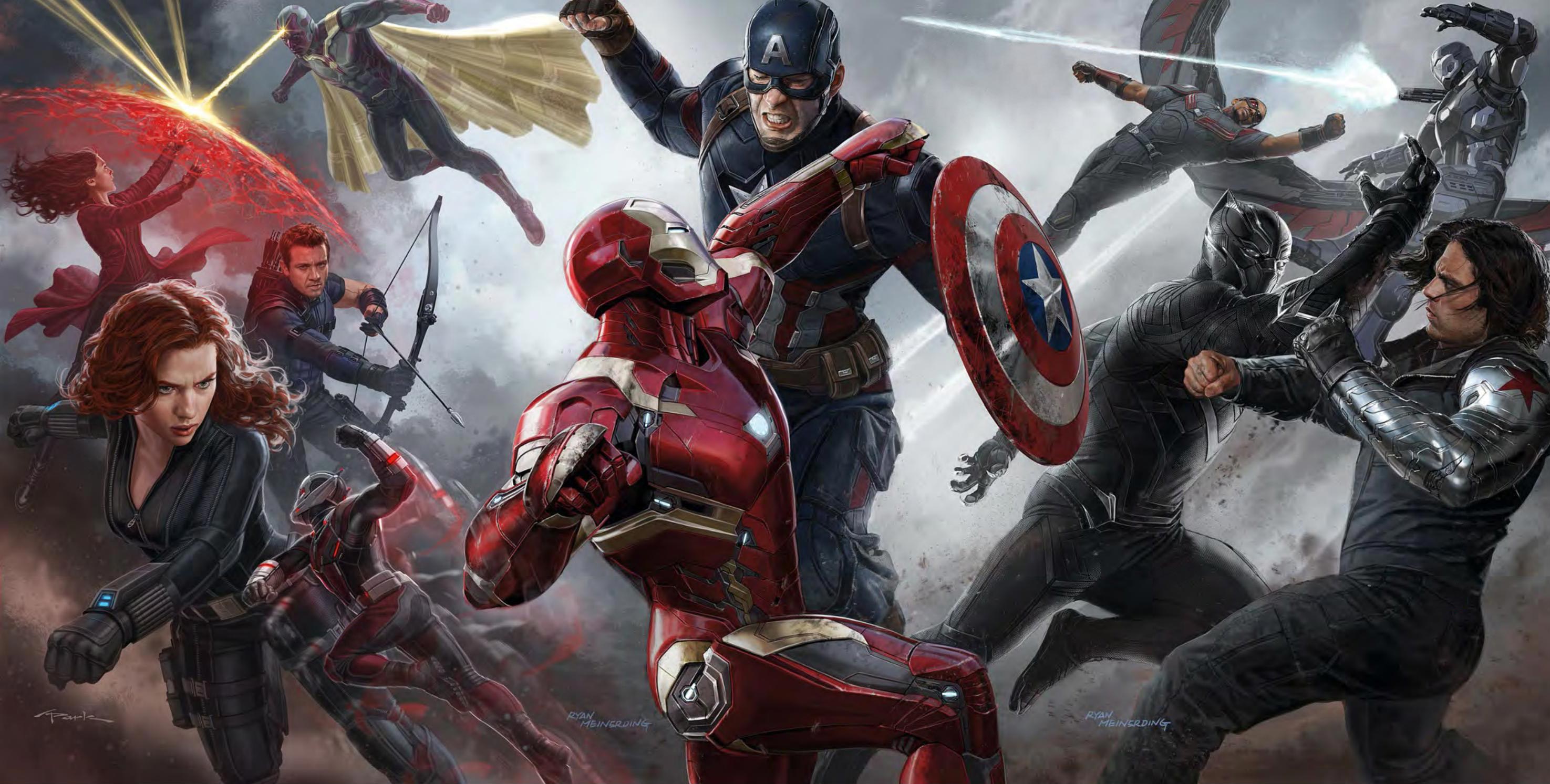 Captain America Civil War Promo Concept Art Banner Geekcity