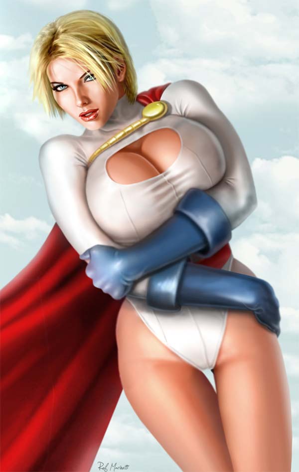 Geek-Art-Raffaele-Marinetti-Powergirl. 